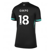 Camisa de Futebol Liverpool Cody Gakpo #18 Equipamento Secundário Mulheres 2024-25 Manga Curta